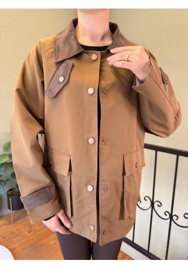 Ali Butik Koyu Hardal Mevsimlik Ceket Hardal