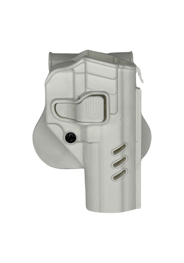 Beyaz // Beretta F92 Uyumlu Polimer Taktik Kılıf Beyaz