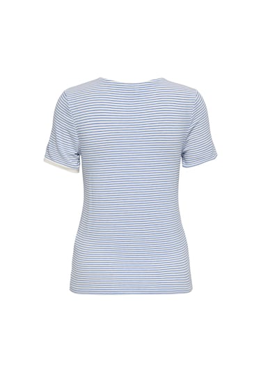 Only Bayan T Shirt 15315406 Ekru-mavi