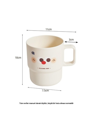 Aurora Sevimli Gargara Bardağıbeyaz Beyaz