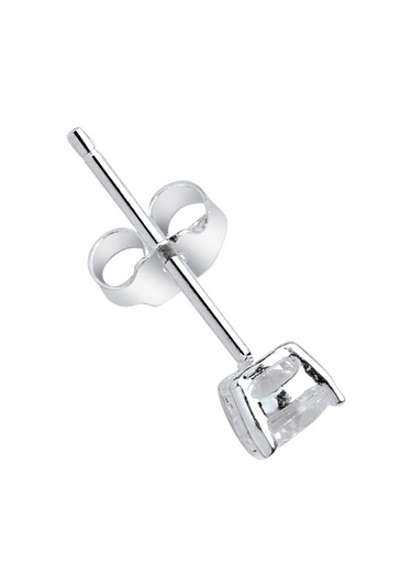 Gümüş Tektaş Erkek Küpesi Sle0030 Altınsepeti