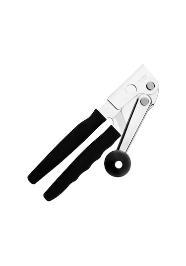 Geeksen Stainless Steel El Manuelı 3'lü Fonksiyonlu Kutu, Kavanoz Ve Şişe Açıcı: Ergonomik Tutamalı, Gıda Grubu, Dayanıklı Mutfak Aleti Siyah