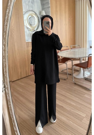 Arlena Premium Rayon Takım - Siyah Siyah