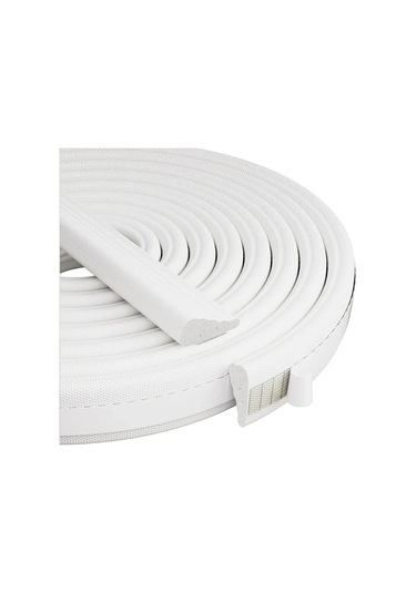 5m Beyaz Kaplama Kapı Ve Pencere Contaları Kama Hava Sıyırma Sızdırmazlık White 1m Diğer