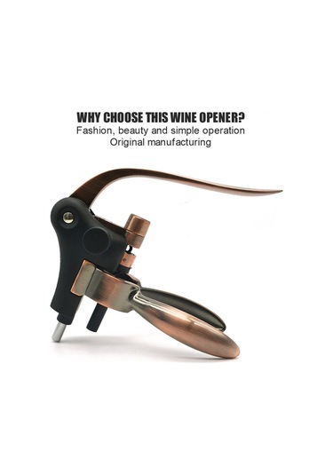 Jokmae Siyah Tavşan Şekilli Şarap Açacağı Seti - Folyo Kesici Ve Ekstra Spiral Diğer