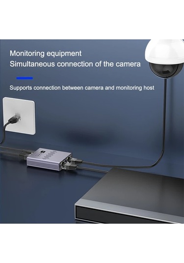 Elmpaly 2si1 Rj45 Ağ Anahtarı Ve Router Usb Güçlü 1000mbps