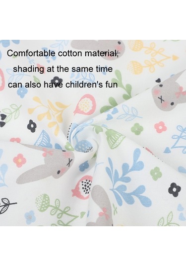 Araba Isı Yalıtımı Karartma Karikatür Pamuk Güneşlik Mavi Çiçek