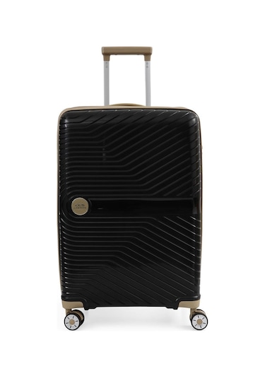 Ççs 5239 Polipropilen Orta Boy Valiz Siyah-bej Siyah - Bej