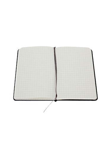 Moleskine Cep Boy Siyah Sert Kapak Kareli Defter 192 Sayfa