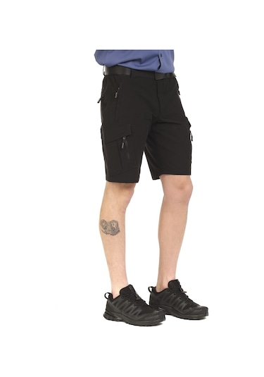 Q&Steinbock Truva Erkek Şort-24831 Siyah