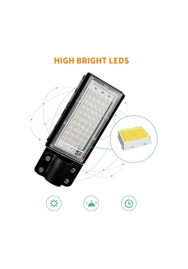 Trendooze Su Sokak Projeksiyon Oyun  Mekan Led'li Lambası Lambası Ip65 İçin Güvenli Geçirmez Dış Braketsiz Beyaz Bahçe Bağlantı Alanı Ac180-240v 96led'li 100w Kc Beyaz