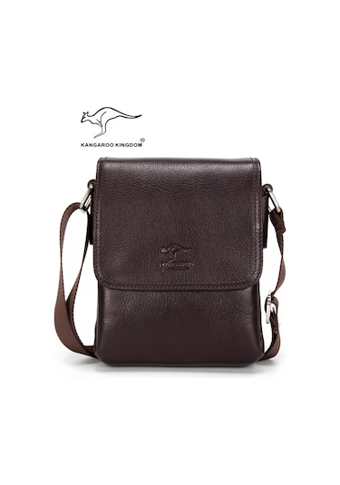 Erkek Çanta Gündelik Hediye Dana Deri Askılı Omuz Kangaroo 8799S