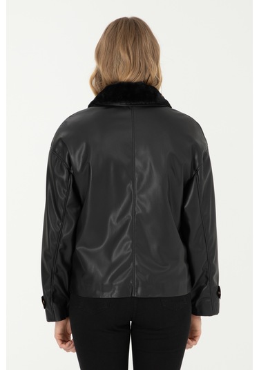 U.s. Polo Assn. Kadın Siyah Deri Mont-kaban 50297228-001 001sıyah U.s. Polo Assn. Kadın Siyah Deri Mont-kaban 50297228-001 001sıyah