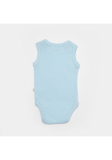 Bibaby Jakarlı 2'li Atlet Body 56992 Ekru - Sarı