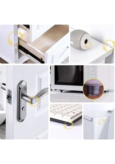 Expertland Kendinden Yapışkanlı Mobilya Amortisör, 20 Adet. 265876761 Beyaz