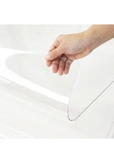 Muşamba Masa Örtüsü Şeffaf 1,5 Mm En: 70 Cm Kalın Pvc Masa Örtüsü