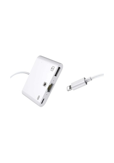 Büro Ev Ofis Cihazları İçin iOs Uyumlu çoklu Ethernet Adaptör