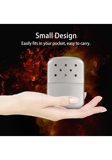 Monyee 2 Adet Dışarıda Kullanıma Uygun Çinko Alyüminyum Isıtıcı El Fırını, Rastgele Renkli Isı Saklama Çantası İle Gümüş