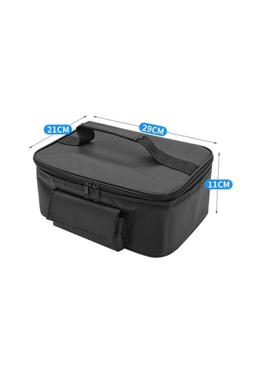 Sones Mzl005 12v Gıda Isıtıcıları Elektrikli Isıtıcı Öğle Yemeği Kutusu Konteyneri Siyah