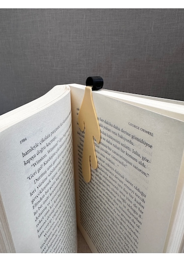 Latte Kitap Ayracı Kitap Ayracı - Kitap - Kahve - Modern - E