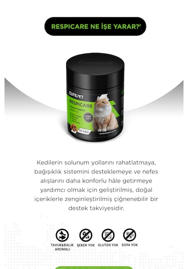Kedi Solunum & Bağışıklık Destek Paketi