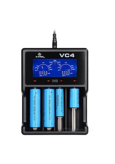 Xtar Vc4 Universal Pil  Şarj Cihazı