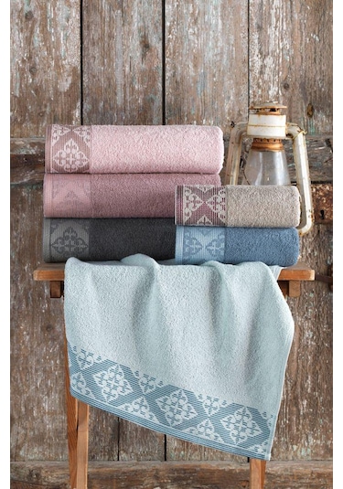 Şıkel Cotton Havlu 50 90 Defne Çok Renkli
