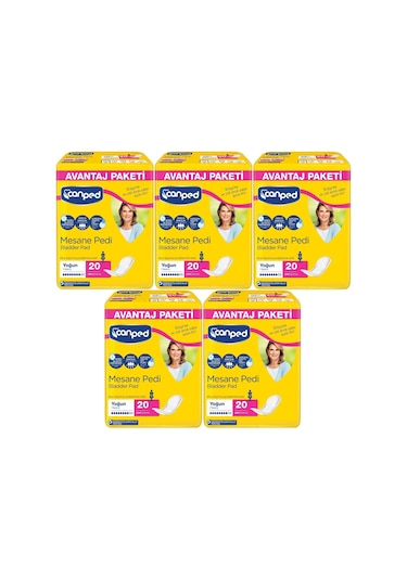 Canped Mesane Pedi Avantaj Pk Klasik L-Büyük Boy Yoğun 100 Adet