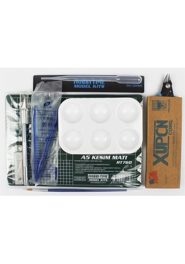 Hobbytime 061 Maket İçin El Aletleri Seti, 8 Parça-33864