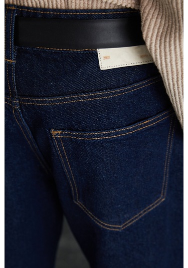 AZURHA  Erkek Denim Koyu Mavi Pantolon