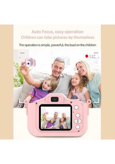 1080p Sevimli Dijital Kamera Çocuk Kamerası 48mp Hd Çocuk Kamerası Çocuk Selfie Kamerası Erkek Ve Kızlar İçin 2.0 İnç Ip