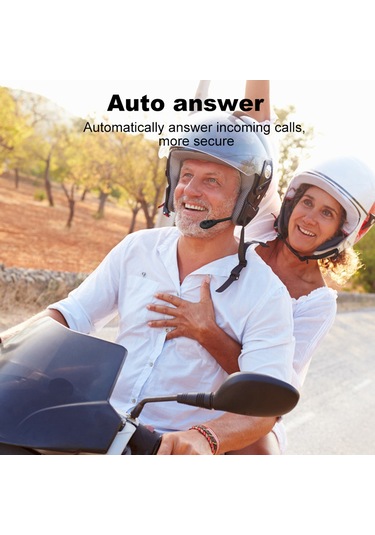 Fosenze Motorsiklet Kaskı Bluetooth 5.0 Kulaklığı - El İstemez Konuşma, Ses İpucu Ve Müzik Kontrolü