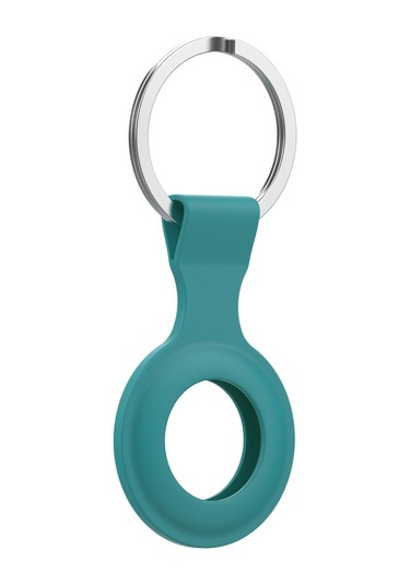 Soulader  Airtag Uyumlu İçin Silikon Kılıf - Yumuşak Ve Kaymayan Koruyucu Aksesuar - Koyu Renk Seçeneği