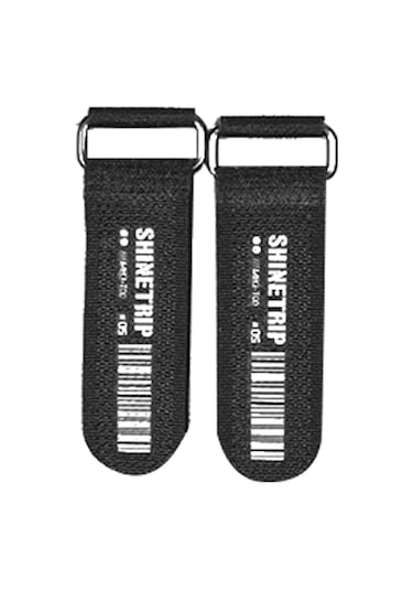 Shinetrip 2 Adet Çok Fonksiyonlu Taşınabilir Kamp Dokuma Kemer 180mm Siyah