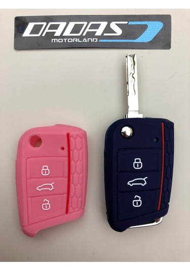 Vw Tiguan Caravelle Skoda Seat Slikon Anahtar Kılıfı Koruma