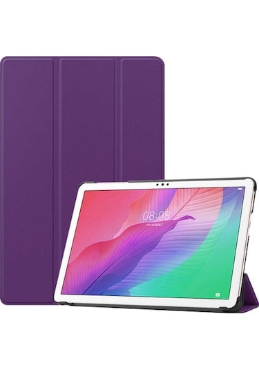 Huawei Uyumlu Mate Pad T10 / T10S Kılıf Pu Deri Smart Standlı Case