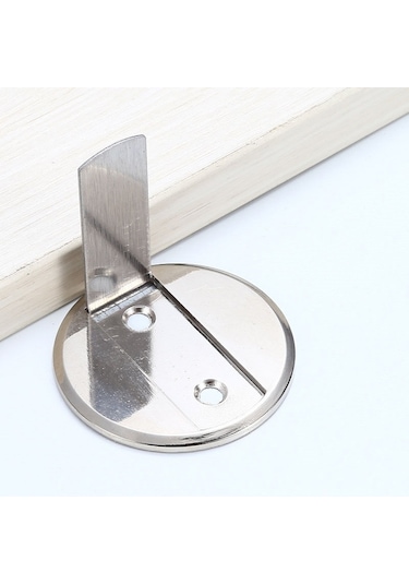 Çinko Alaşımlı Deliksiz Emiş Sessiz Güçlü Manyetik Kapı Stoper Fırçalanmış Çelik