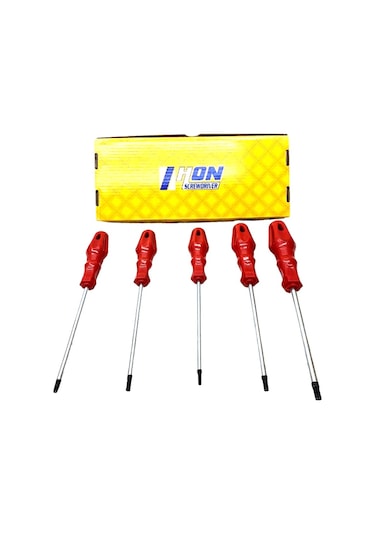 Lunaev Tornavida 5 Parça Tork Torx Tornavida Seti