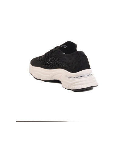 Voyager Siyah Triko Örme Kadın Sneaker Çok Renkli