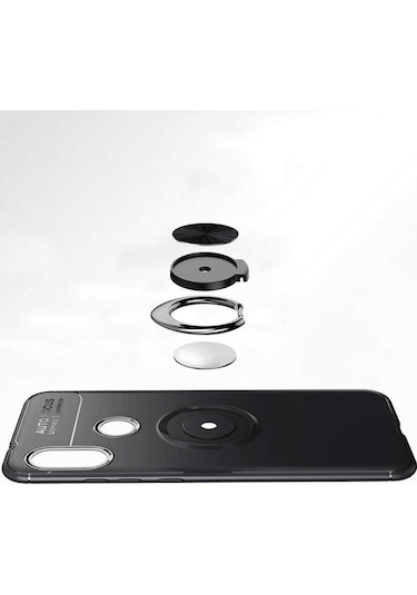 Xiaomi Redmi Note 6 Pro Kilif Yüzüklü Magnetli Ravel Case 392473510