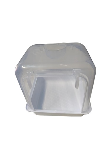 17x17x20 Ölçülerinde Orta Boy Kırılmaz Banyoluk Beyaz