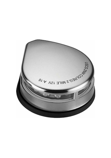 Burun Seyir Feneri 12V Iskele Sancak Krom Led Krom