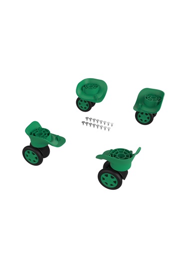 Keo-plus Abs Valiz Tekerleği Çift Teker Yeşil Renk Altın