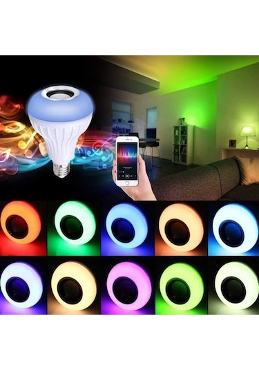 Led Hightek Gece Lambası Bluetooth Hoparlör Rgb Ledli Lamba Kuman