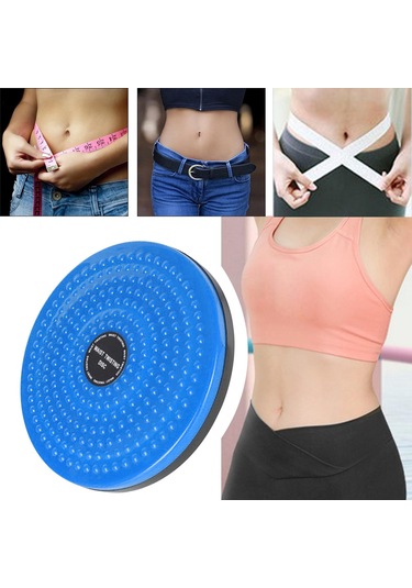 Dolıty Bel Büküm Tahta Plakası Fitness Egzersiz Masajı Mavi Mavi