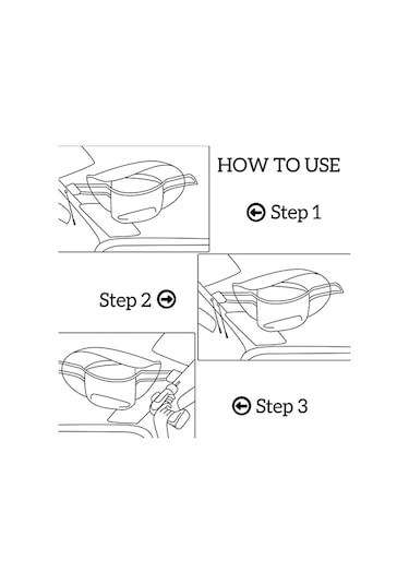 Monyee Araç İçi Metal Kapı Şapka Tutucu, Dayanıklı Ve Kompakt Tasarım, Kolay Kurulum, Araç Aksesuarı GÜMÜŞ