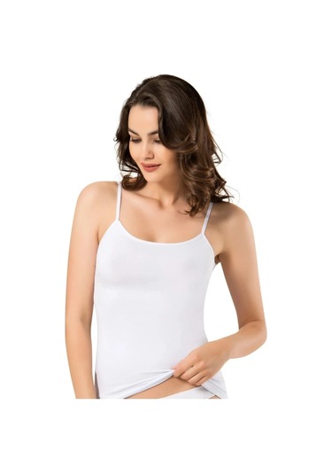 Namaldı Kadın Likralı İp Askılı Atlet 296 - 3 Adet 001