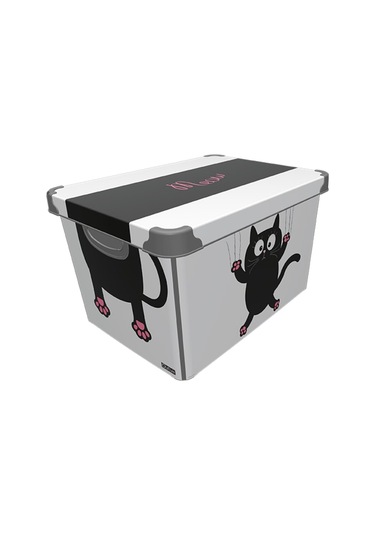 Qutu Style Box Meow Dekoratif Kutu- 20 Litre