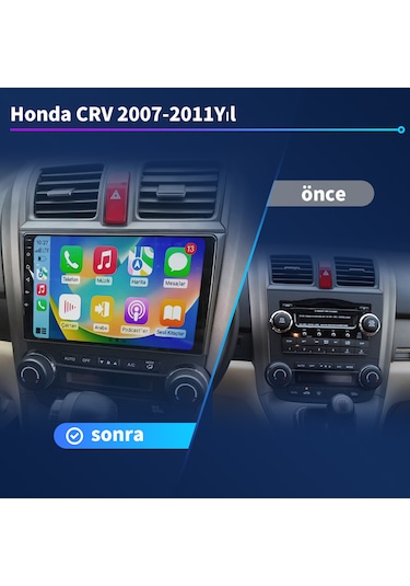 Honda Crv 2007-2011yıl 2gb Ram 32g Rom Multimedya