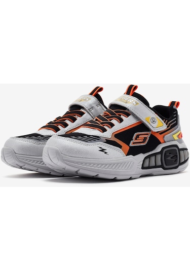 Skechers Light Storm 3 Büyük Erkek Çocuk Gri Işıklı Spor Ayakkabı 400151l Slbk Gri